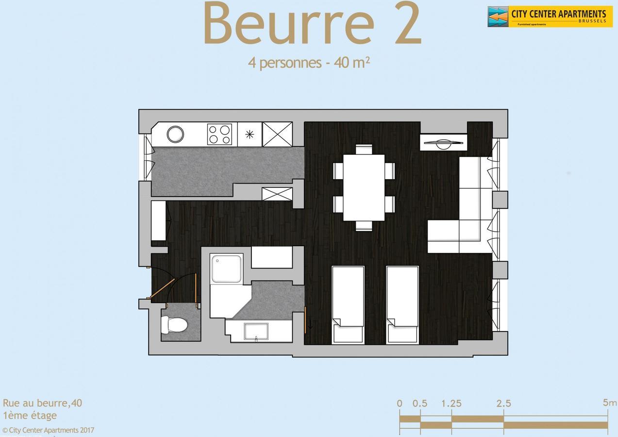City Center Apartments Grand Place Bryssel Exteriör bild